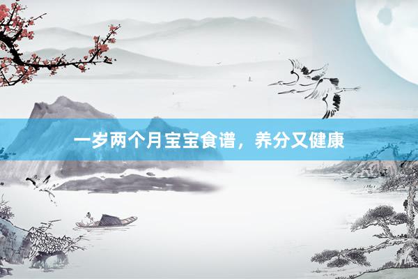 一岁两个月宝宝食谱，养分又健康
